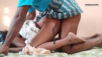 Desi Aunty'S Teenage Sister Experiences Her First Time With A Well-Endowed Partner