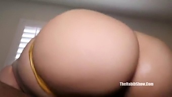 Santana Red'S Voluptuous Derriere Gets Pounded By Black Stud Bones Montana In Explicit Video
