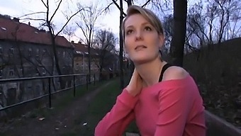 Meggie From Publicagent Engages In Sexual Activities In Exchange For Money Near A Church In Pov Video