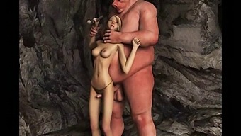 Giant Dicks Cumming On Animated Pornographic Characters