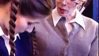 College Coed Gets Her First Taste Of Lesbian Pleasure