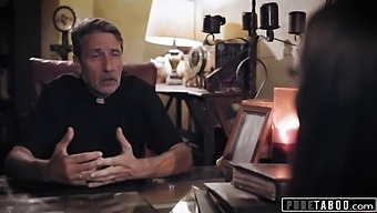 Priest Indulges In Forbidden Desire With A Desperate Soon-To-Be Bride