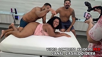 Black Teen From Brazil Gets Fucked By Her Stepbrothers