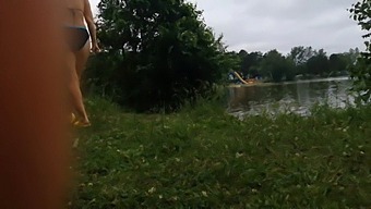 Brunette Milf Kimiko And Hot Sexual Entertainment In Summer Camping - Sextape