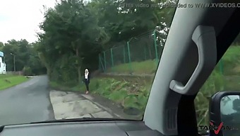Blond Woman Consents To Sex After Encounter And Moans Audibly In Doggy Style Position.