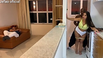 I Got A Repair Job Done At A Client'S House And Ended Up Having Sex With The Hot Wife While Her Husband Was Busy With The Tv