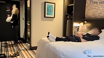 Hotel Maid Helps Me Jerk Off In Public For A Cumshot