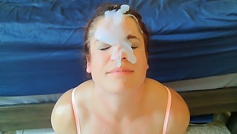 Wild Facial Abuse With Cumshot
