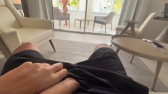 Discovered My Roommate Jerking Off, So We Had Sex
