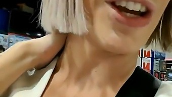 Mature Woman Seeks Pleasure In A Shopping Mall And Receives Anal Penetration From A Young Man